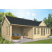  Tuindeco | Tuinhuis Big Ben met Overkapping 206360-01